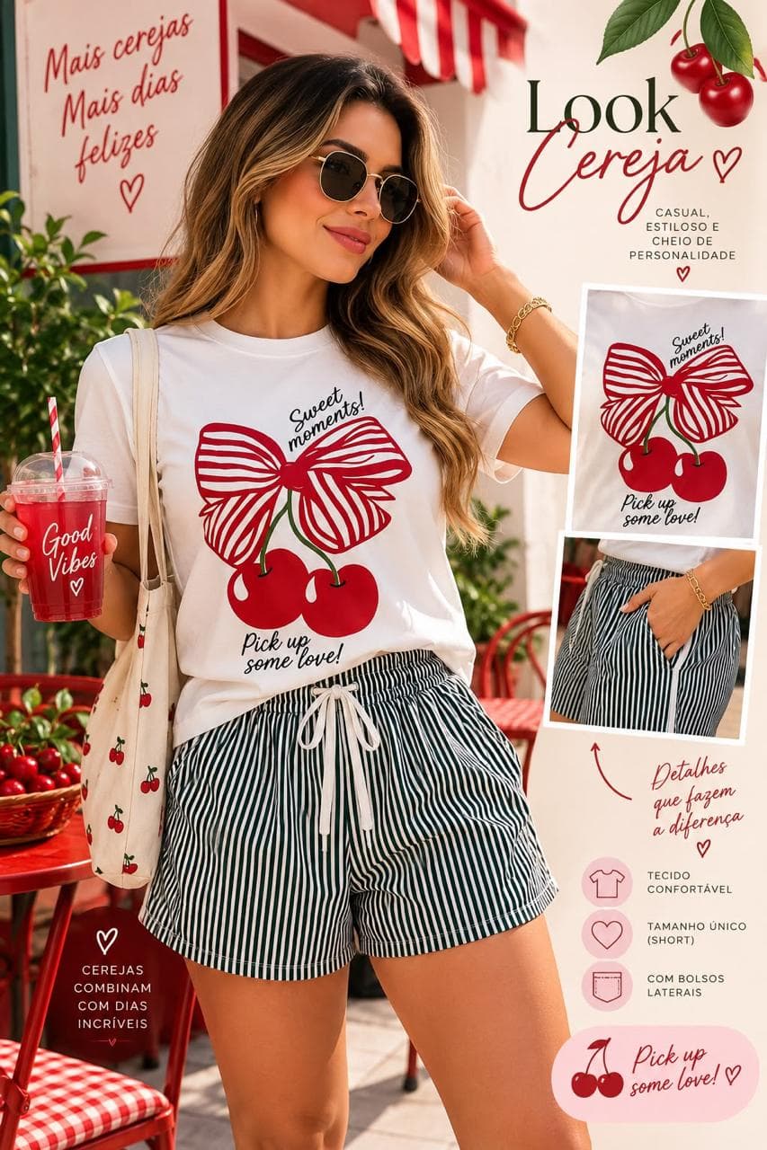 Conjunto Cereja